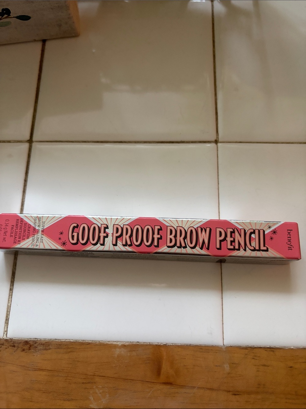 Benefit Goof Proof Brow Pencil in Pink Packaging